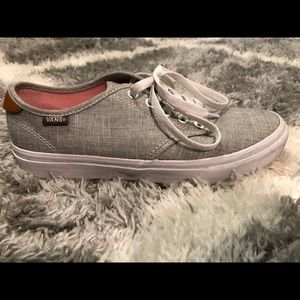 Vans grey flat shoe